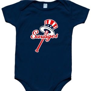 New York Yankees Savages in the Box Baby Onesie